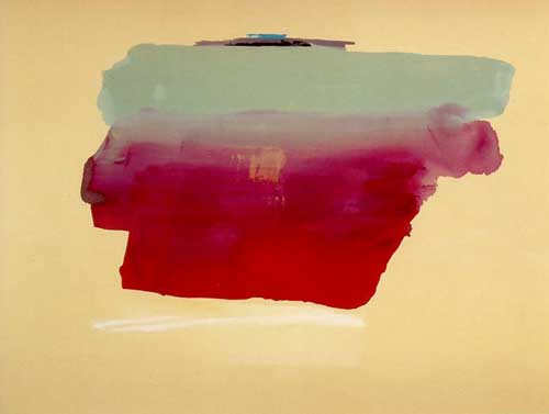 Painting Code#7675-Helen Frankenthaler: Robinson&#039;s Wrap