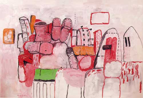 Painting Code#7685-Philip Guston: A Day&#039;s Work