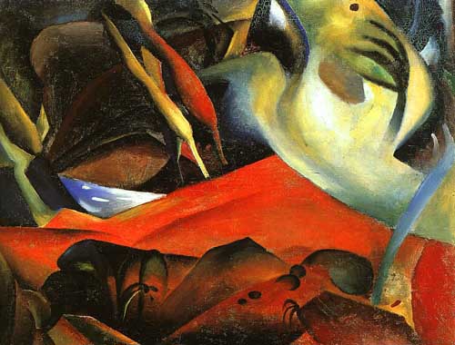 Painting Code#7720-Macke, August(Germany): The Storm 