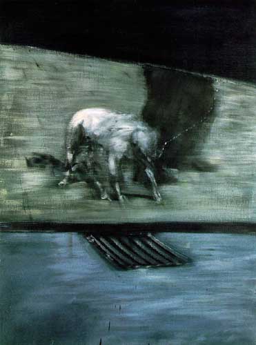 Painting Code#7960-Francis Bacon - Man with Dog