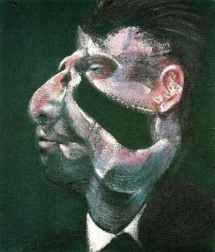 Painting Code#7968-Francis Bacon - Study for Head of George Dyer
