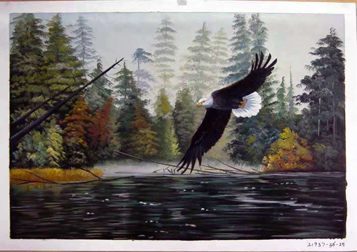 Painting Code#S121937-Eagle Painting