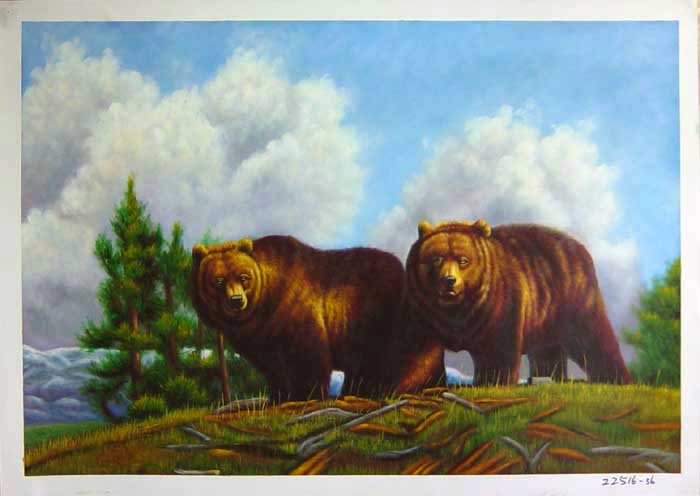 Painting Code#S122516-Two Bears
