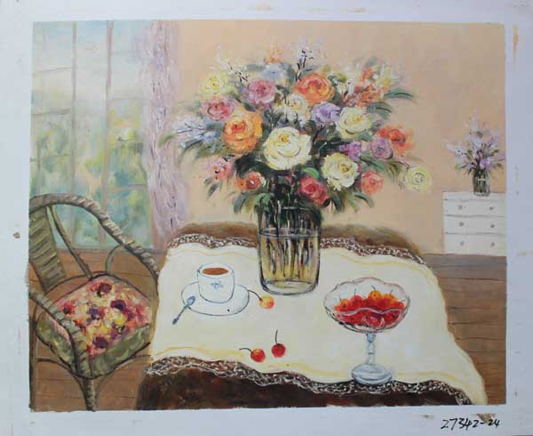 Painting Code#S127342-Floral Still Lifes
