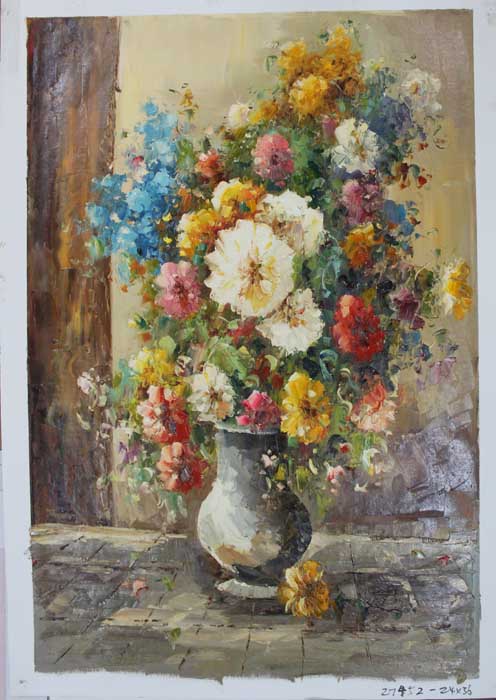 Painting Code#s127452-Floral Still Life Painting