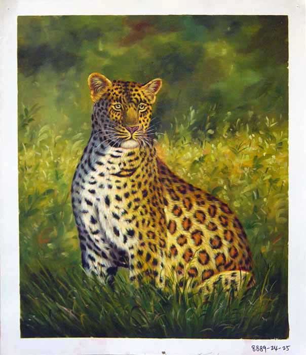 Painting Code#S118889-Leopard Painting