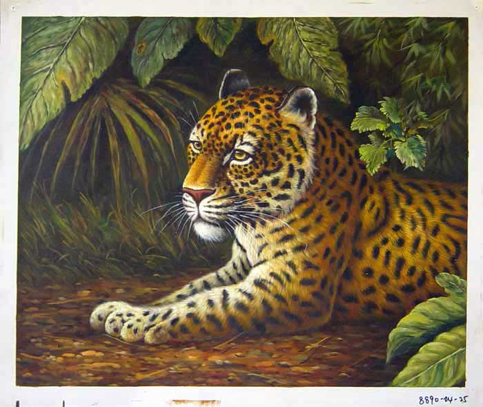 Painting Code#S118890-Leopard Painting