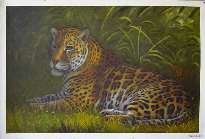 Painting Code#S119126-Leopard Painting