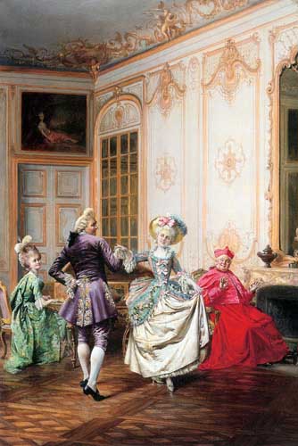Painting Code#1018-Brunery, Fran&amp;ccedil;ois(Italy): The Musical Interlude