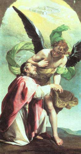 Painting Code#1070-Cano, Alonso(Spain): The Vision of Saint John
