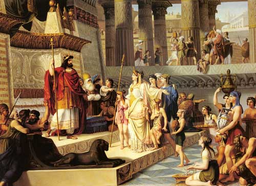 Painting Code#11229-Demin, Giovanni(Italy): Solomon And The Queen Of Sheba
