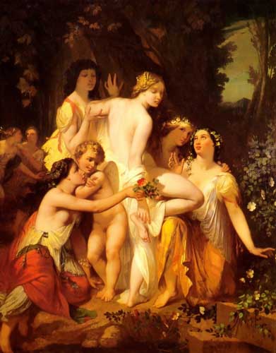 Painting Code#11358-Glaize,`Auguste (France): The Bath of Venus