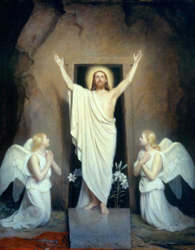 Painting Code#1145-Bloch, Carl Heinrich(Danmark): The Resurrection