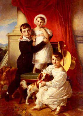 Painting Code#11460-Gordon, Sir John Watson(England): The Stanley Children