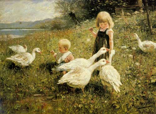 11493 Children oil paintings oil paintings for sale