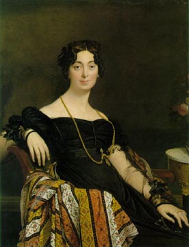Painting Code#1213-Ingres: Francoise Poncelle, Madame Leblanc