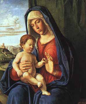 Painting Code#12185-Conegliano, Giambattista Cima da: Madonna and Child