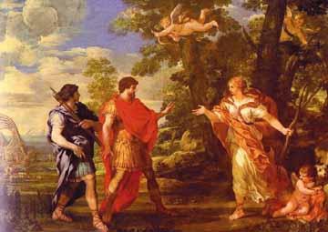 Painting Code#12186-Cortona, Pietro da: Venus as Huntress Appears to Aenus