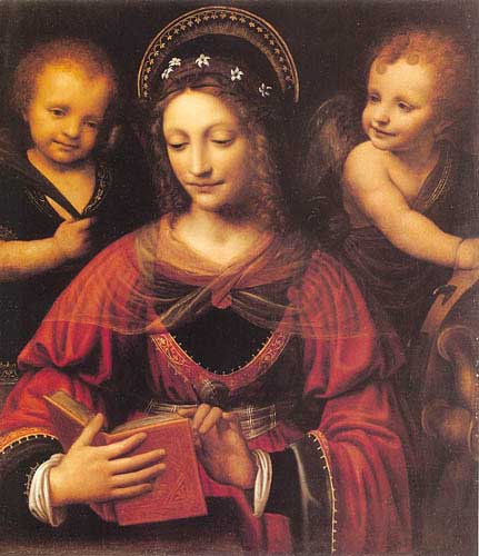 Painting Code#12197-Luini, Bernardino(Italy): Saint Catherine