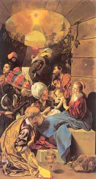 Painting Code#12200-Maino, Juan Bautista del (Spain): The Adoration of the Magi