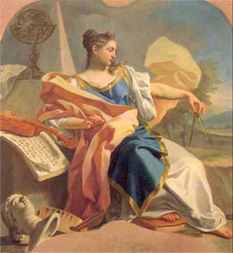 Painting Code#12204-Mura, Francesco de (Italy): Allegory of the Arts