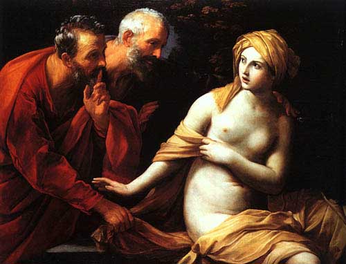 Painting Code#12207-Reni, Guido(Italy): Susanna and the Elders