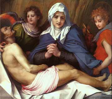 Painting Code#12211-Sarto, Andrea del(Italy): Pieta