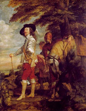 Painting Code#1237-Sir Anthony van Dyck: Charles I,King of England, at the Hunt