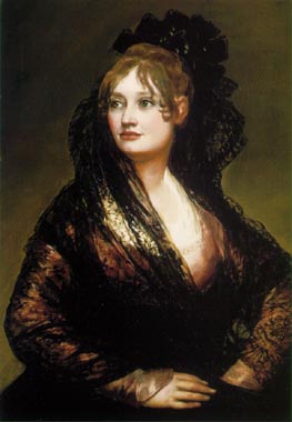 Painting Code#1253-Goya, Francisco: Dona Isabel Lobo de Porcel
