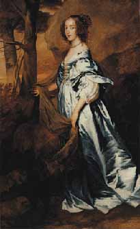 Painting Code#1352-Sir Anthony Van Dyck: The Countess of Clanbrassil