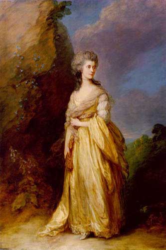 Painting Code#1375-Gainsborough, Thomas: Mrs.Peter William Barker