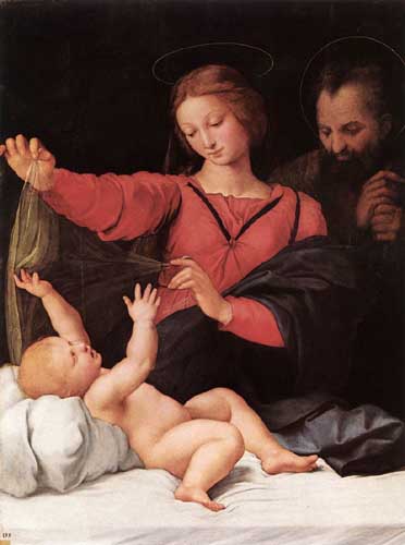 Painting Code#15054-Raphael - Madonna of Loreto