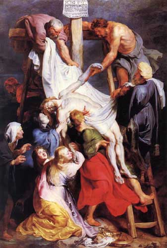 Painting Code#15060-Rubens, Peter Paul: Descent from the Cross
