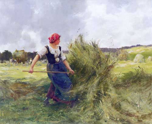 Painting Code#1511-Dupre, Julien(France): Haymaking