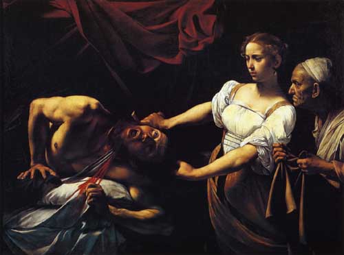 Painting Code#15123-Caravaggio, Michelangelo Merisi da - Judith Beheading Holofernes