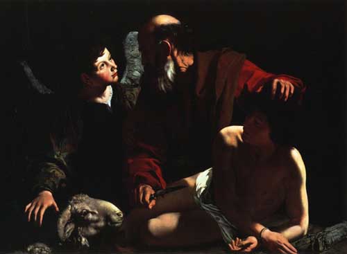 Painting Code#15125-Caravaggio, Michelangelo Merisi da - The Sacrifice of Isaac