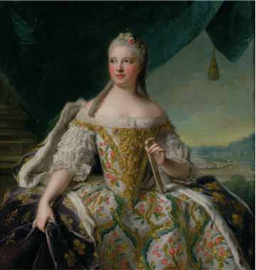 Painting Code#15175-Jean Marc Nattier - Dauphine Marie-Josephe De Saxe