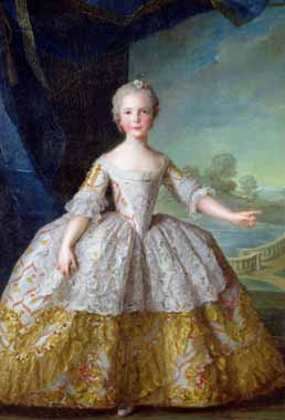 Painting Code#15176-Jean Marc Nattier - Infanta Isabelle de Bourbon-Parme