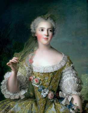 Painting Code#15184-Jean Marc Nattier - Portrait of Madame Sophie