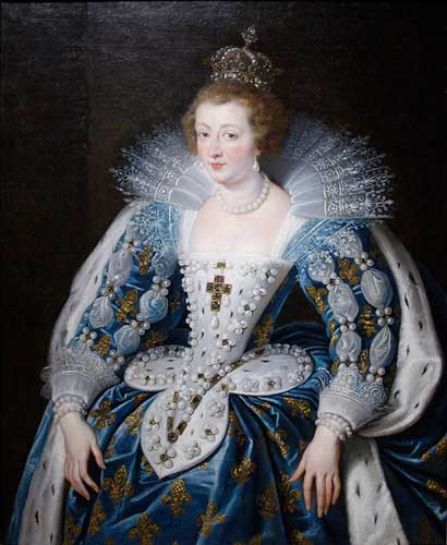 Painting Code#15189-Rubens, Peter Paul - Anna of Austria, queen of France, mother of king Louis XIV