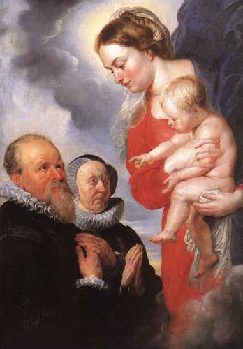 Painting Code#15195-Rubens, Peter Paul - Virgin and Child