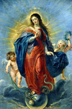 Painting Code#15222-Rubens, Peter Paul - Immaculate Conception
