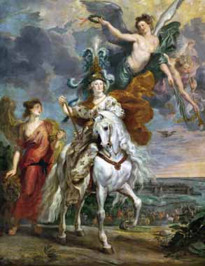 Painting Code#15241-Rubens, Peter Paul - The Triumph at Juliers