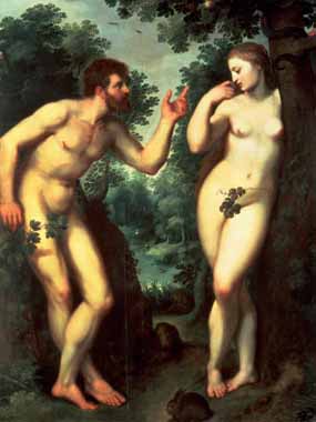 Painting Code#15248-Rubens, Peter Paul - Adam and Eve