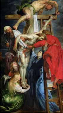 Painting Code#15256-Rubens, Peter Paul - The Descent from the Cross