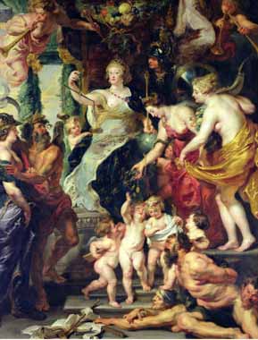 Painting Code#15258-Rubens, Peter Paul - The Felicity of the Regency