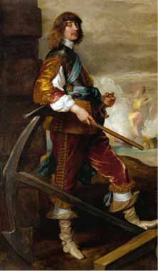 Painting Code#15261-Sir Anthony van Dyck - Algernon, 10th Earl of Northumberland