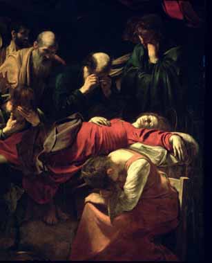 Painting Code#15339-Caravaggio, Michelangelo Merisi da - The Death of the Virgin