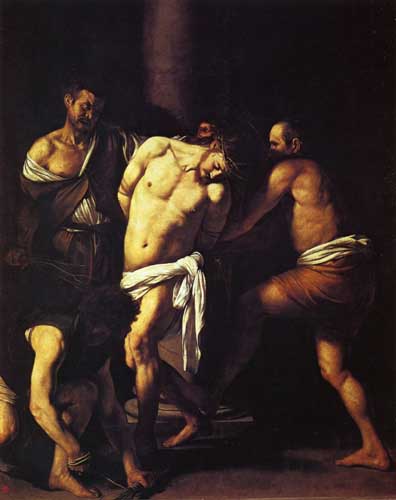 Painting Code#15341-Caravaggio, Michelangelo Merisi da - The Flagellation of Christ