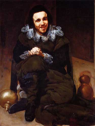 Painting Code#15379-Velazquez, Diego - The Buffoon Calabazas